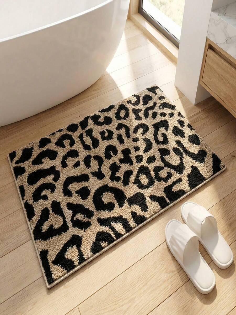 dywanik łazienkowy animal print