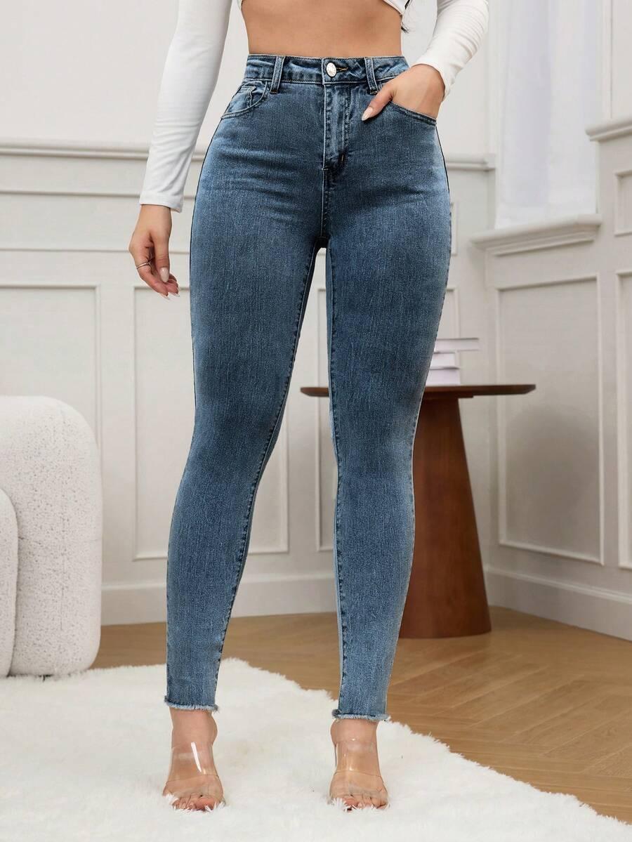 NIEBIESKIE SPODNIE JEANS