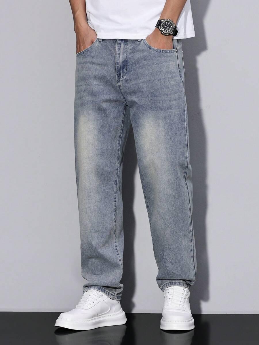 SPODNIE JEANS PROSTA NOGAWKA