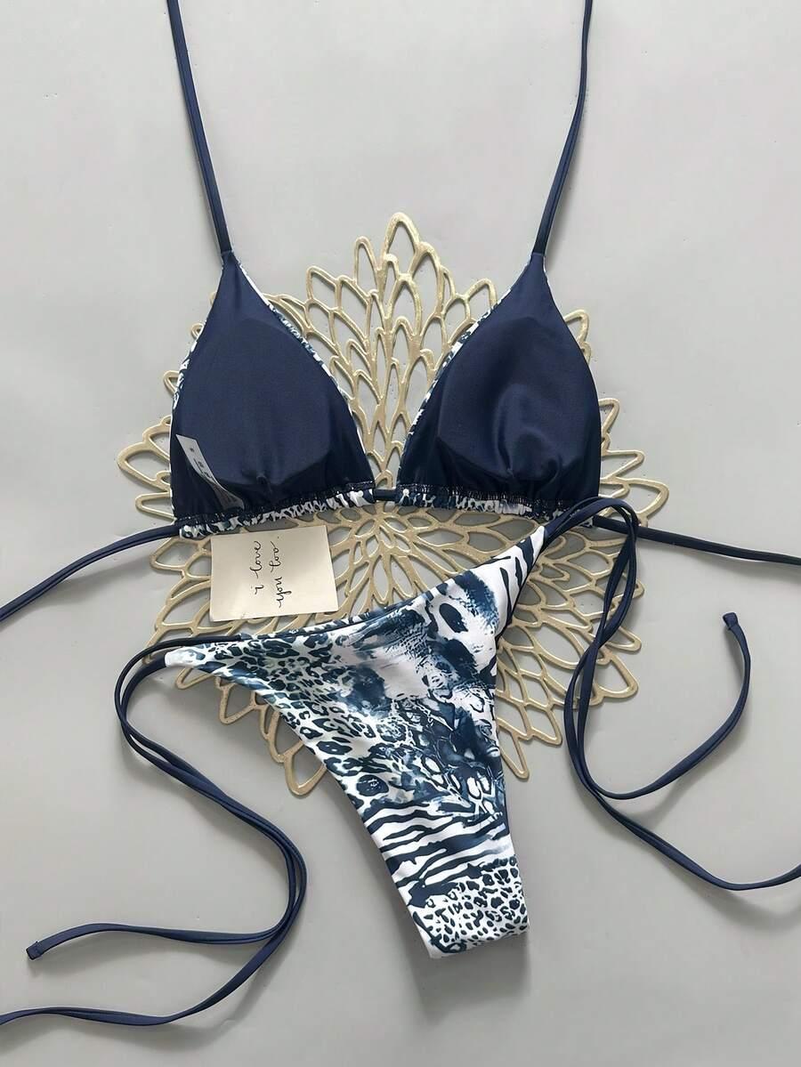 DÓŁ OD BIKINI ANIMAL PRINT