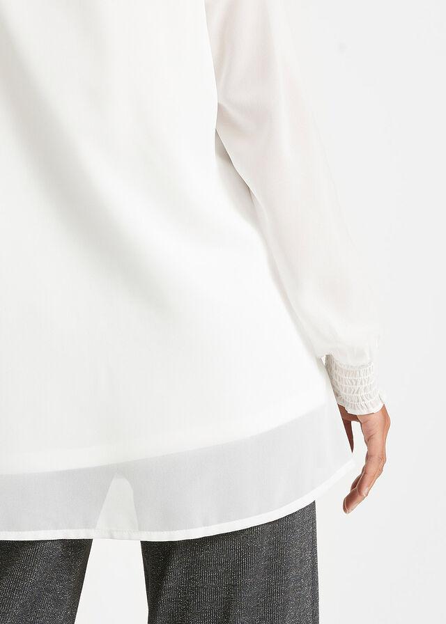 BIAŁA BLUZKA V NECK