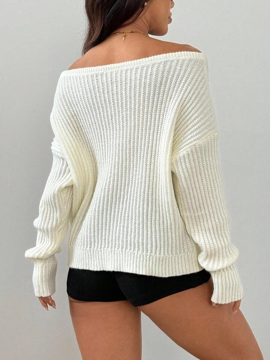 sweter odkryte ramiona