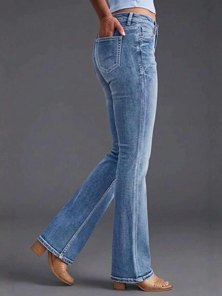 NIEBIESKIE SPODNIE JEANS
