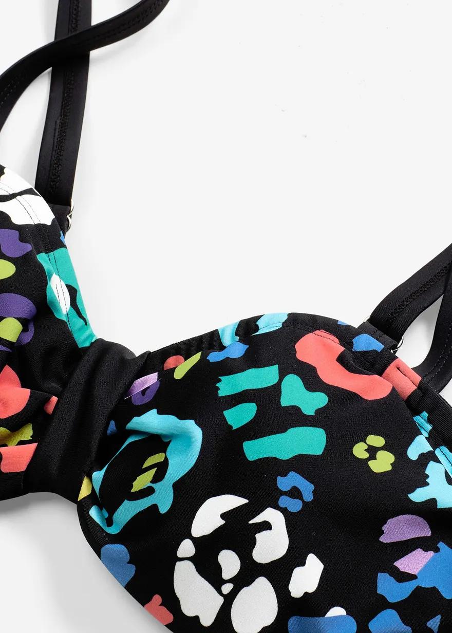 BIUSTONOSZ BIKINI ZE WZOREM