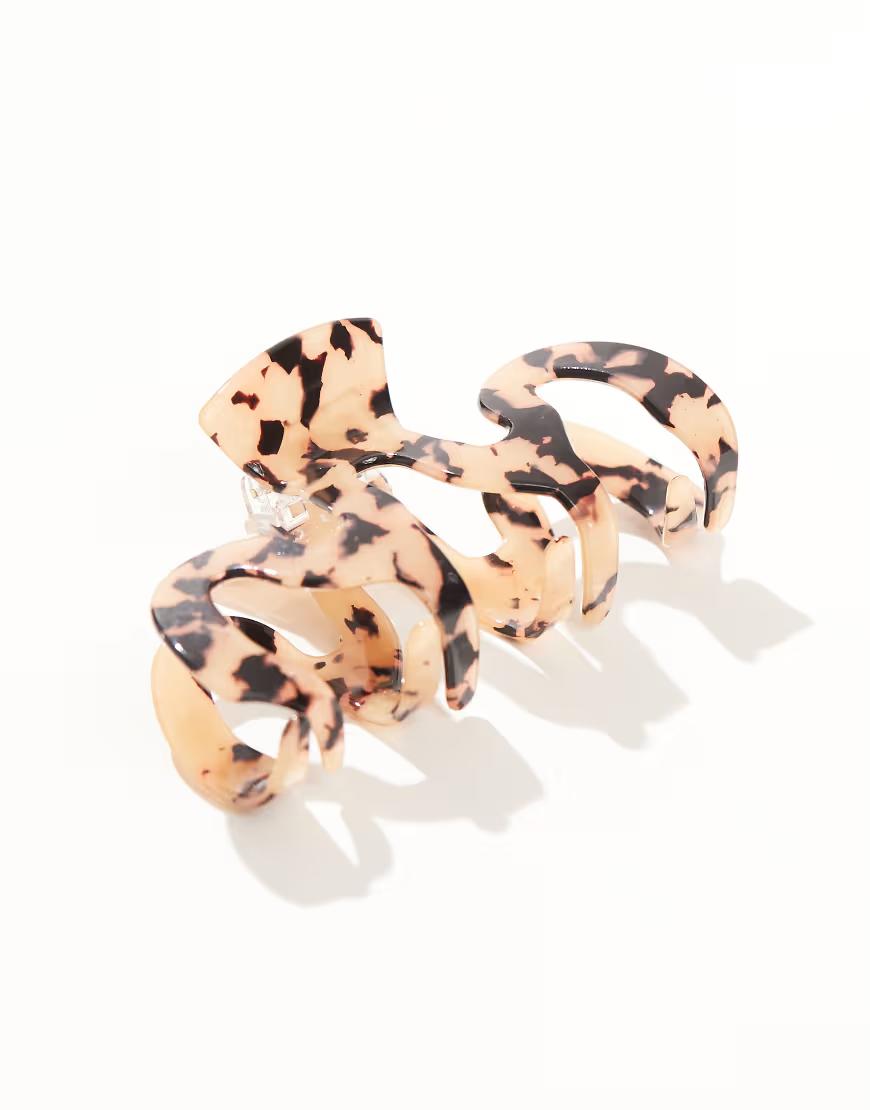 klamra do włosów animal print