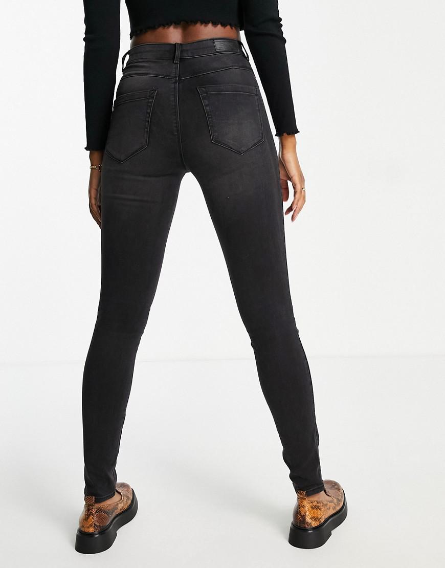 SPODNIE JEANS RURKI WYSOKI STAN