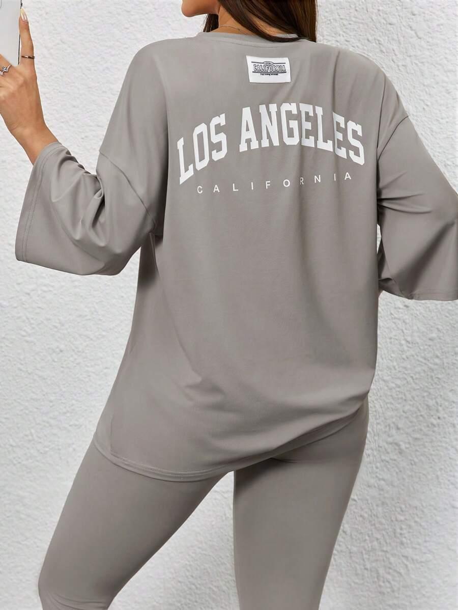 t-shirt legginsy komplet