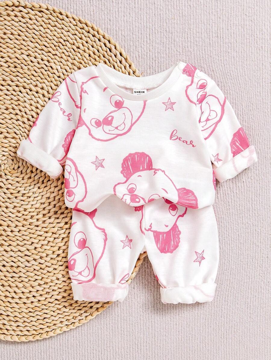 BLUZA SPODNIE KOMPLET PRINT