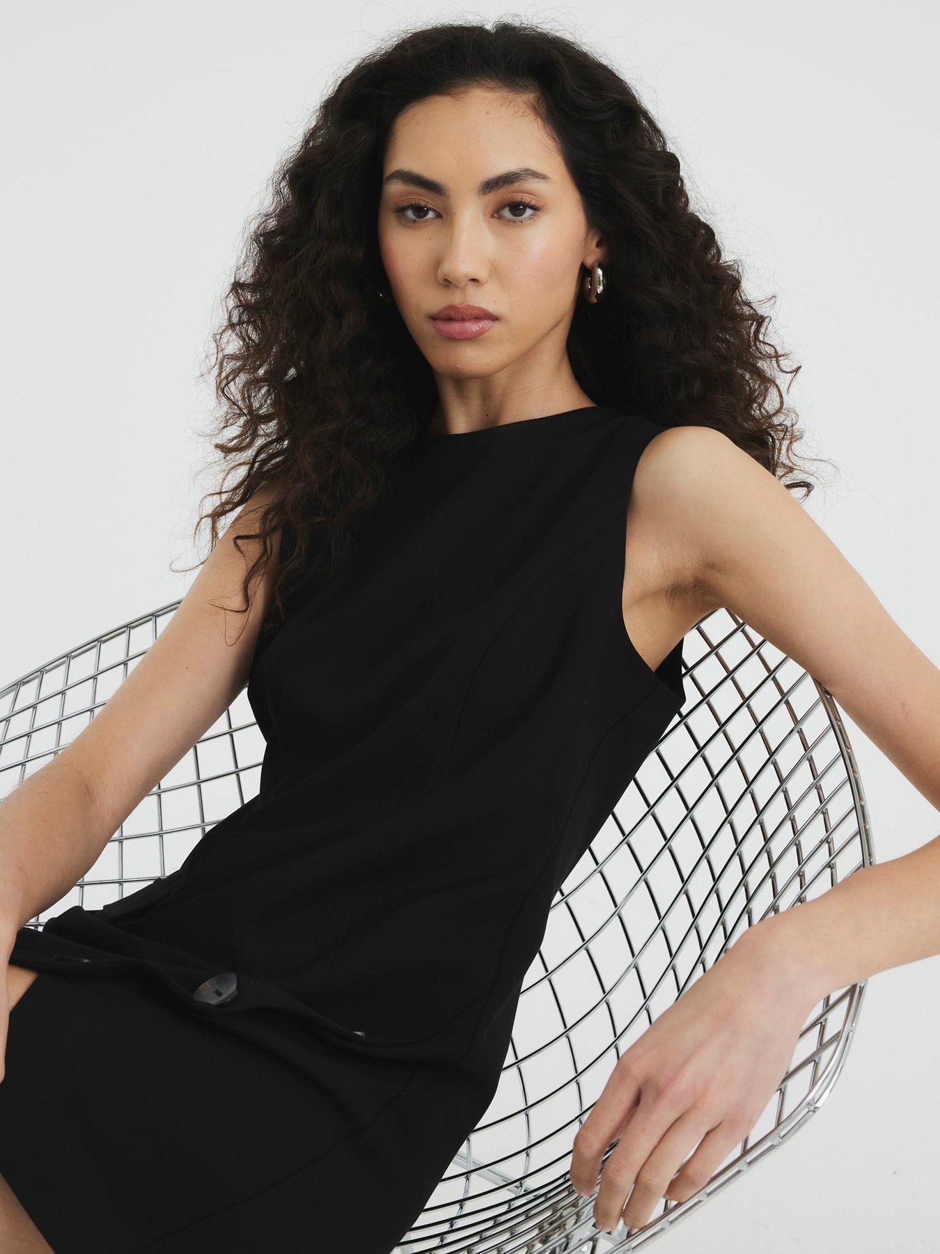 RIVER ISLAND SUKIENKA W STYLU MARYNARKI DOPASOWANA