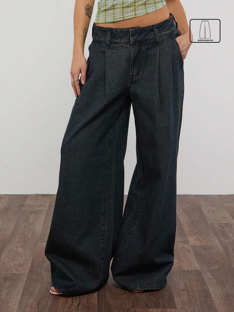 SPODNIE JEANS PROSTA NOGAWKA