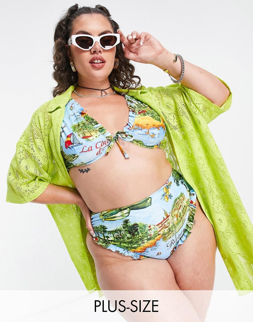 GÓRA OD BIKINI PRINT