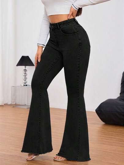 czarne spodnie jeans 