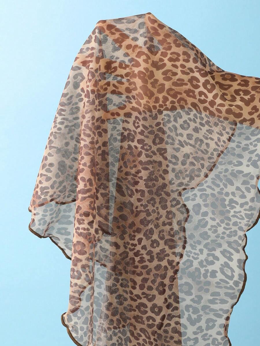 chusta siateczka sarong pareo animal print