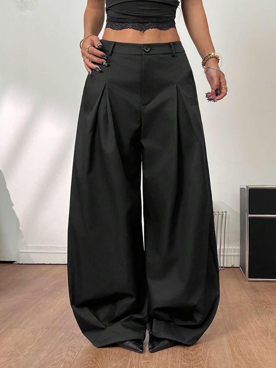 CZARNE SPODNIE CASUAL
