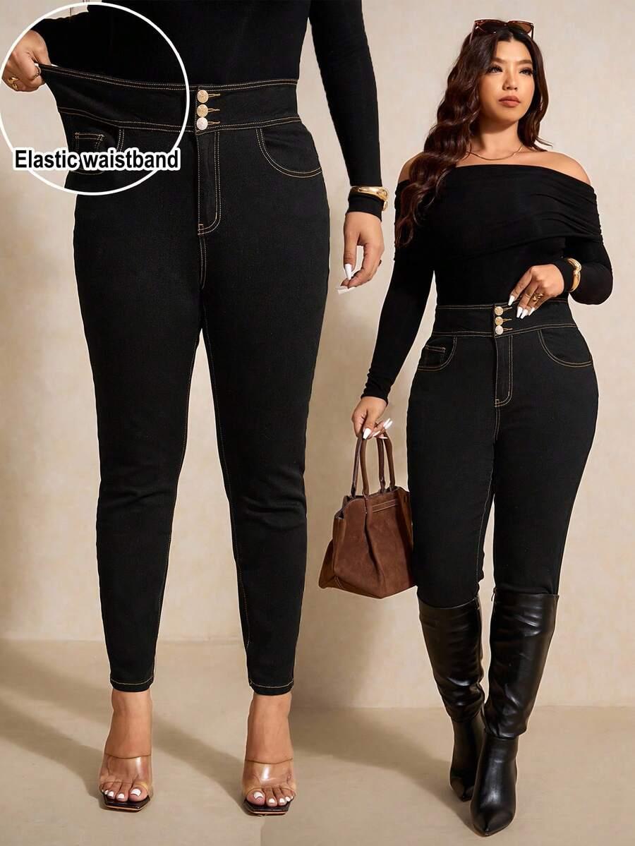 SPODNIE JEANS WYSOKI STAN