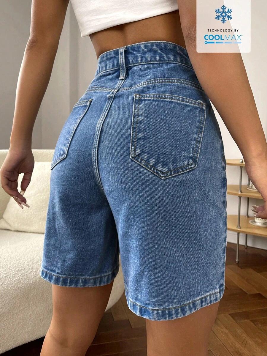 NIEBIESKIE SPODENKI JEANS