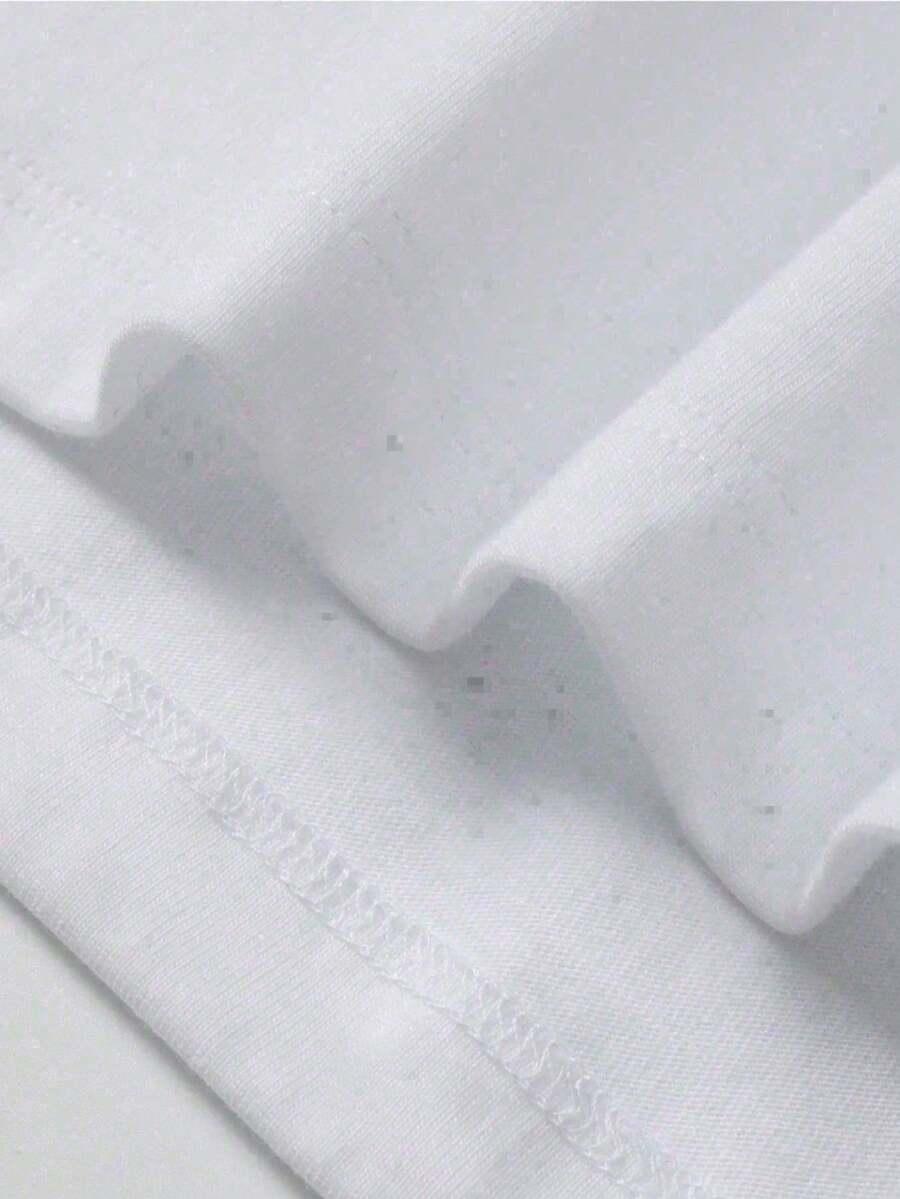 biały t-shirt basic