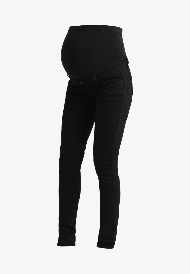 CZARNE SPODNIE CIĄŻOWE JEANS
