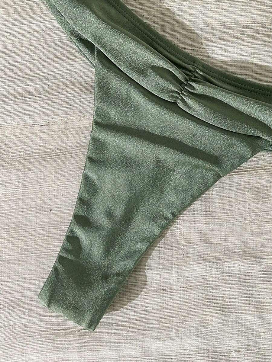 ZIELONY DWUCZĘŚCIOWY STRÓJ KĄPIELOWY 