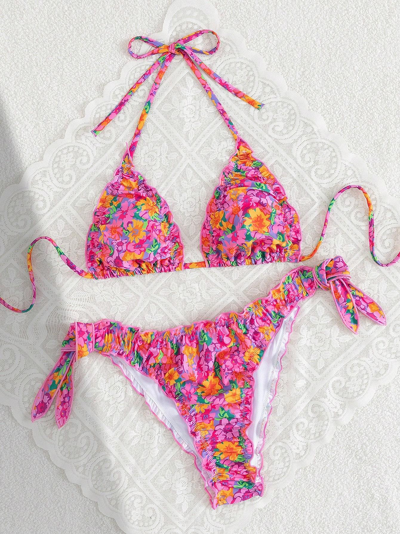 WIĄZANY KOMPLET BIKINI PRINT 