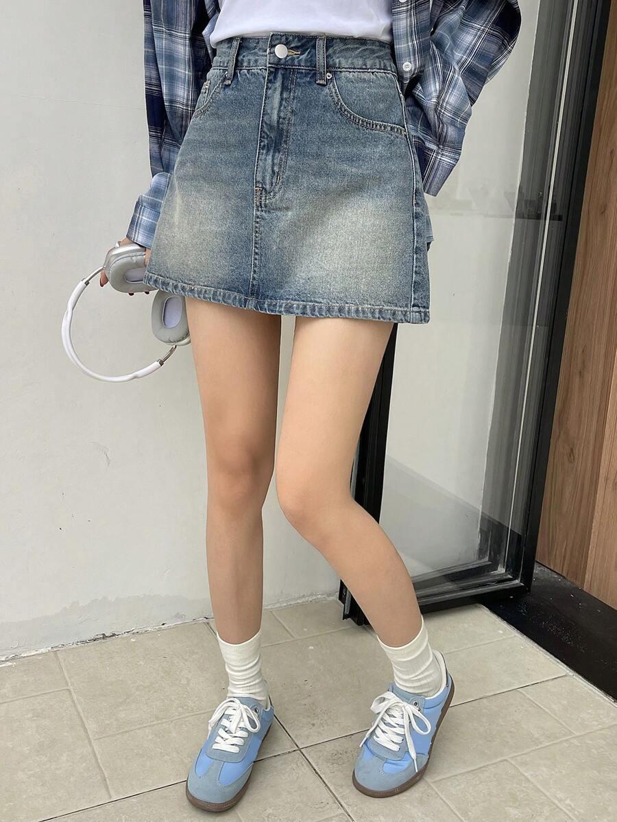 MINI SPÓDNICA JEANS 