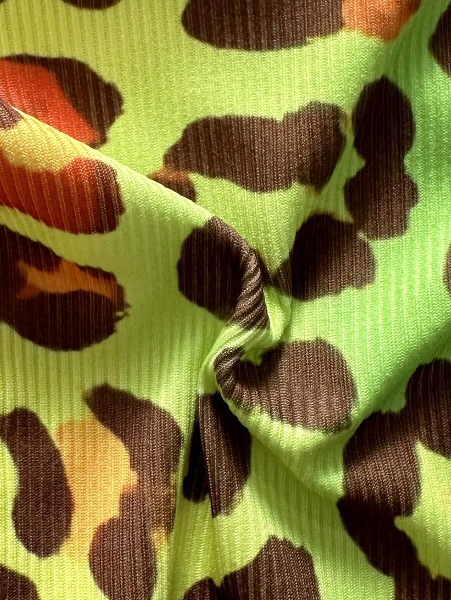 DWUCZĘŚCIOWY STRÓJ KĄPIELOWY ANIMAL PRINT