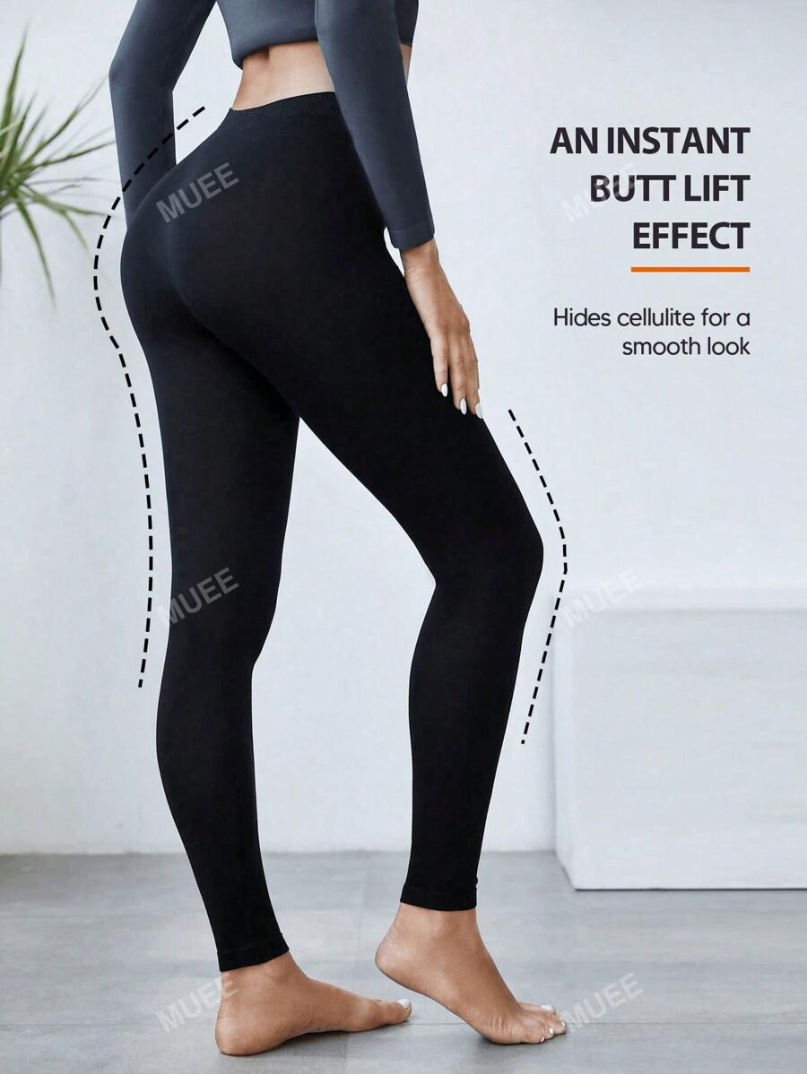 CZARNE LEGGINSY WYSOKI STAN