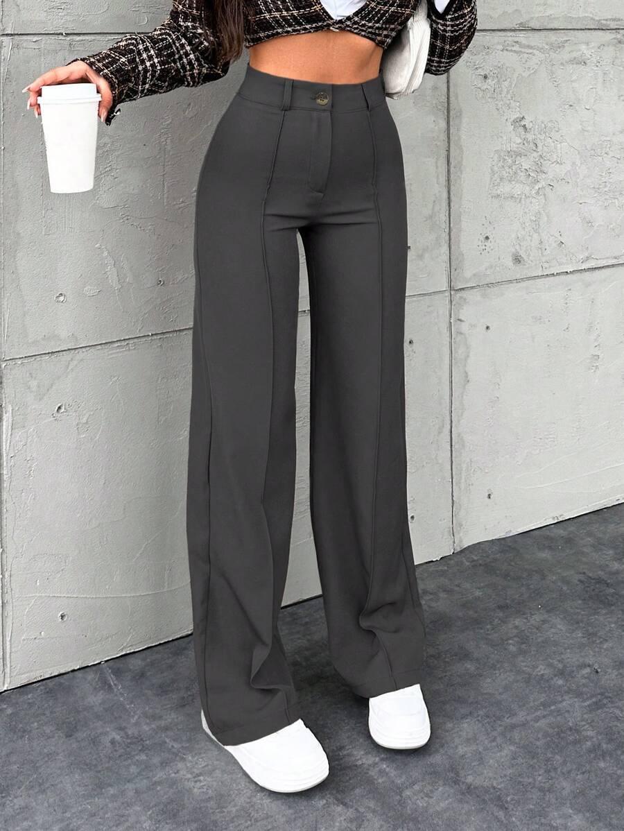 szare spodnie casual