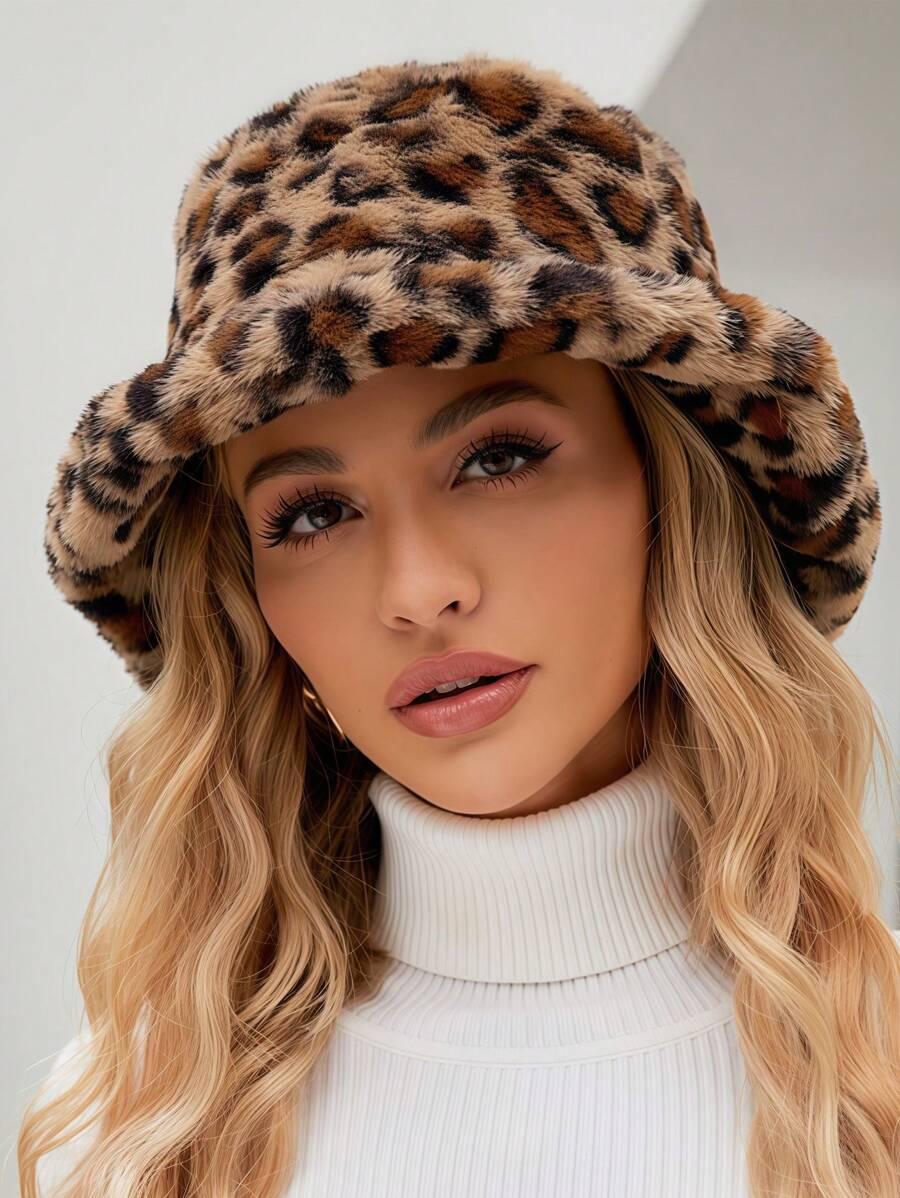 czapka animal print