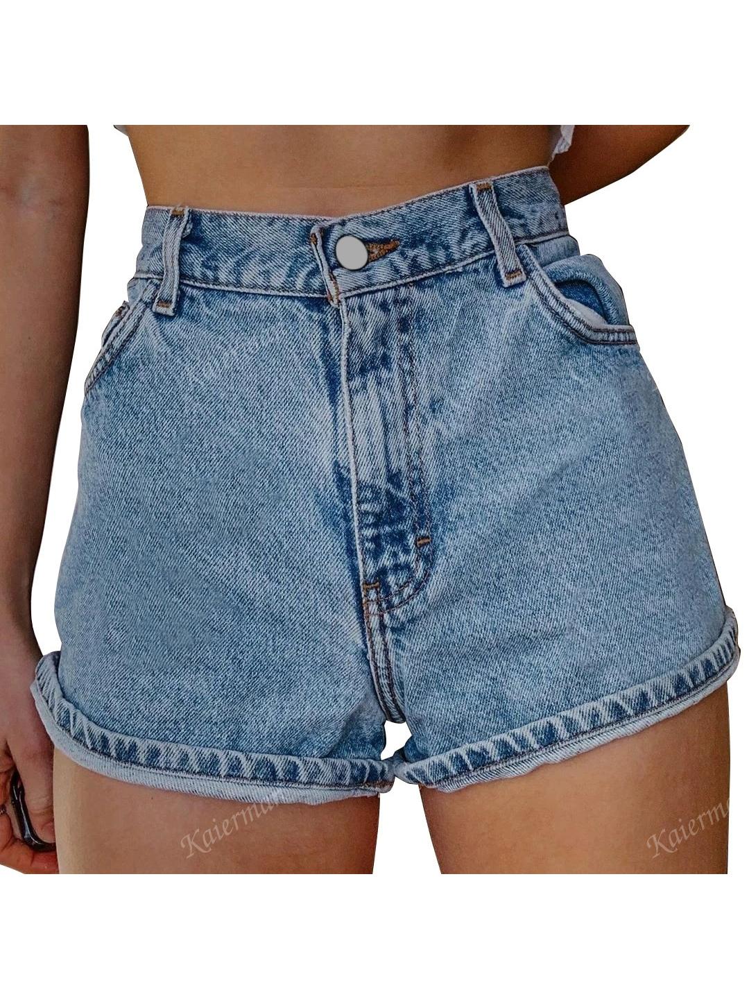 NIEBIESKIE SPODENKI JEANS 