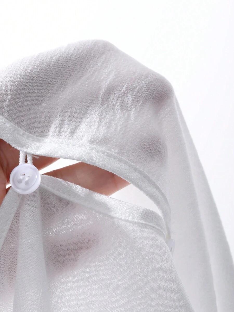 BIAŁA BLUZKA DŁUGI RĘKAW GUZIKI