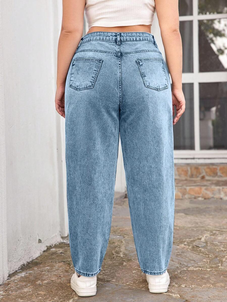 NIEBIESKIE SPODNIE JEANS