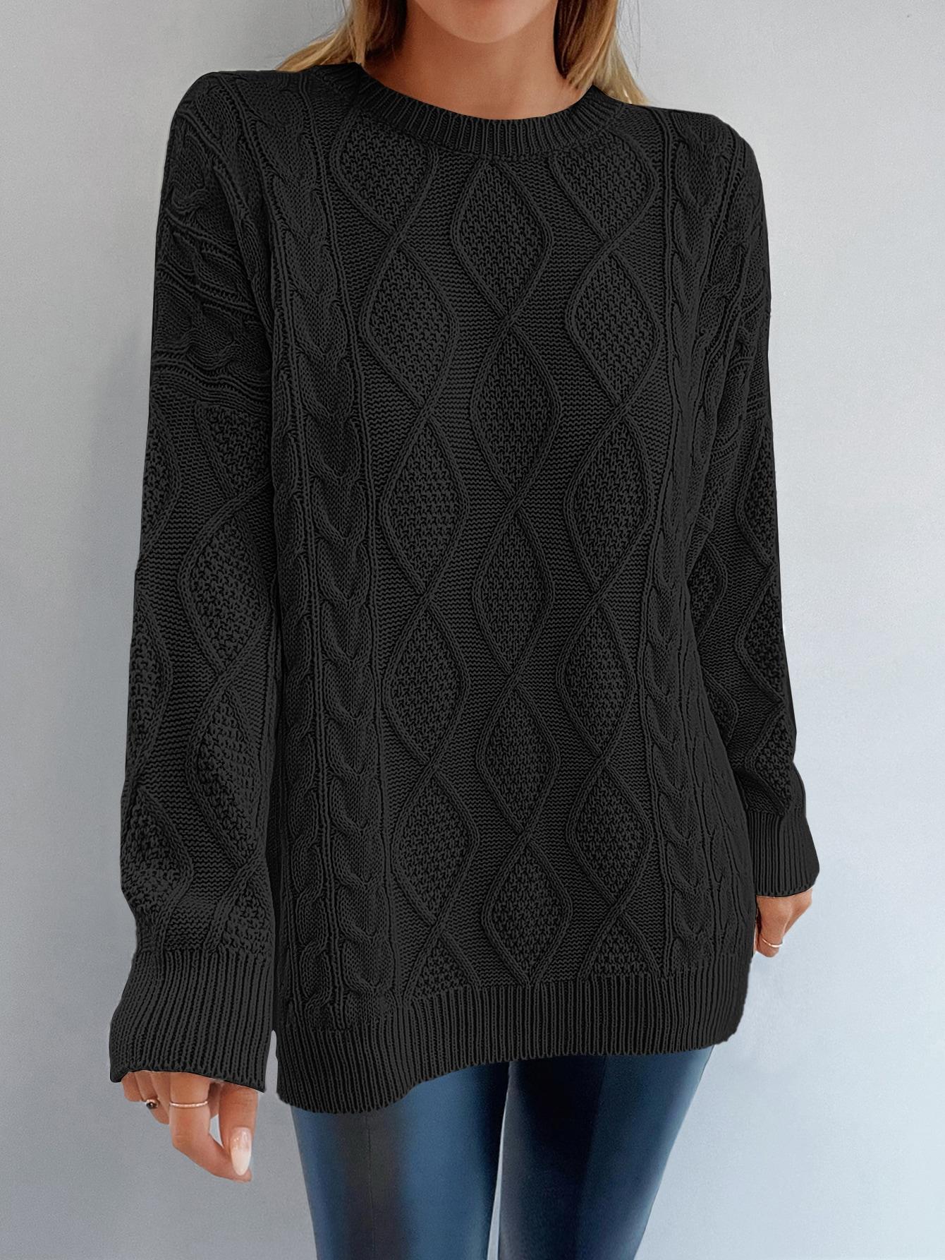 CZARNY SWETER OVERSIZE 