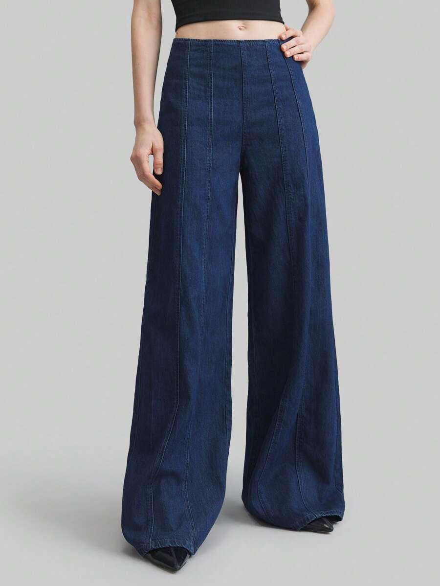NIEBIESKIE SPODNIE JEANS 