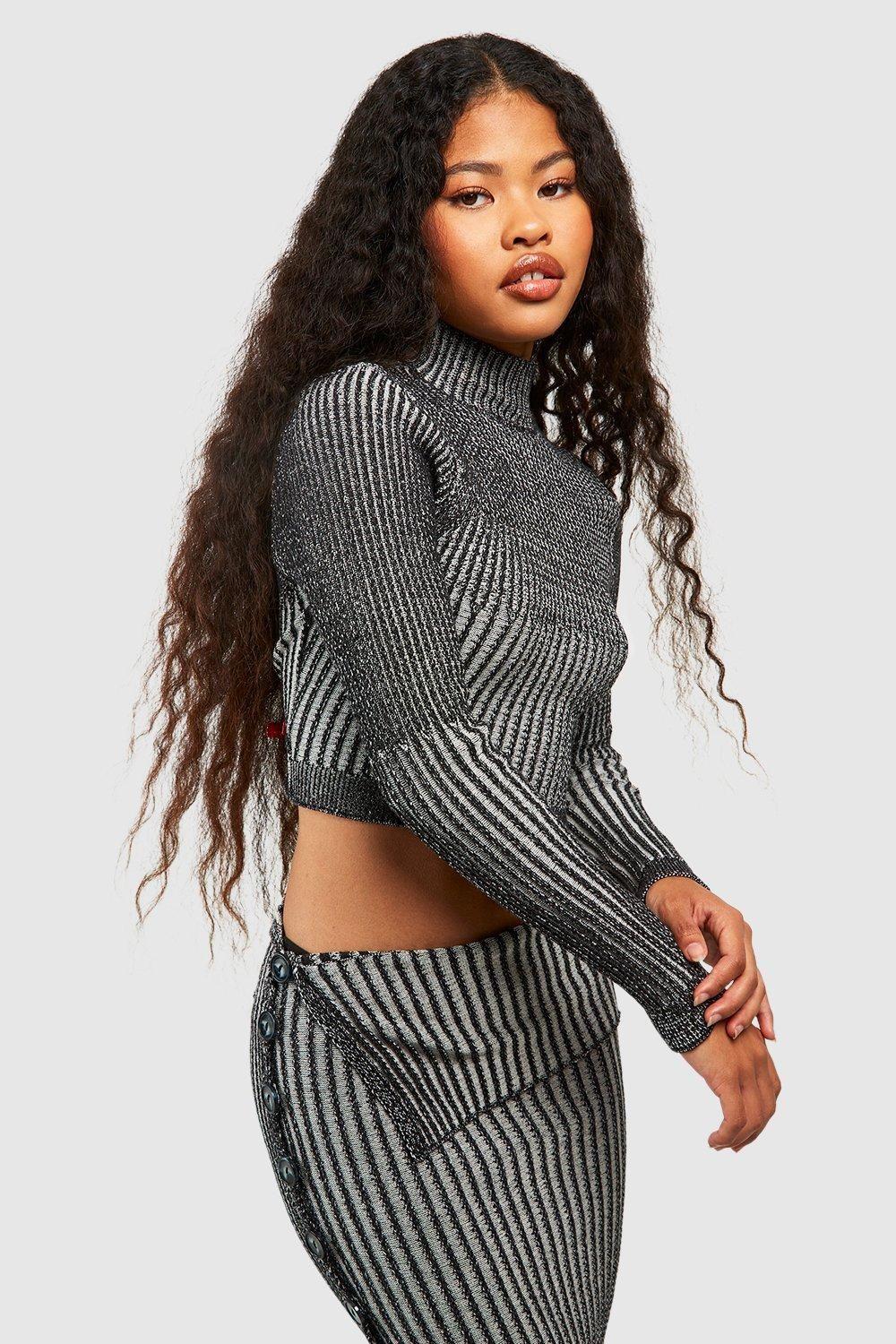 SWETER DAMSKI Z GOLFEM 