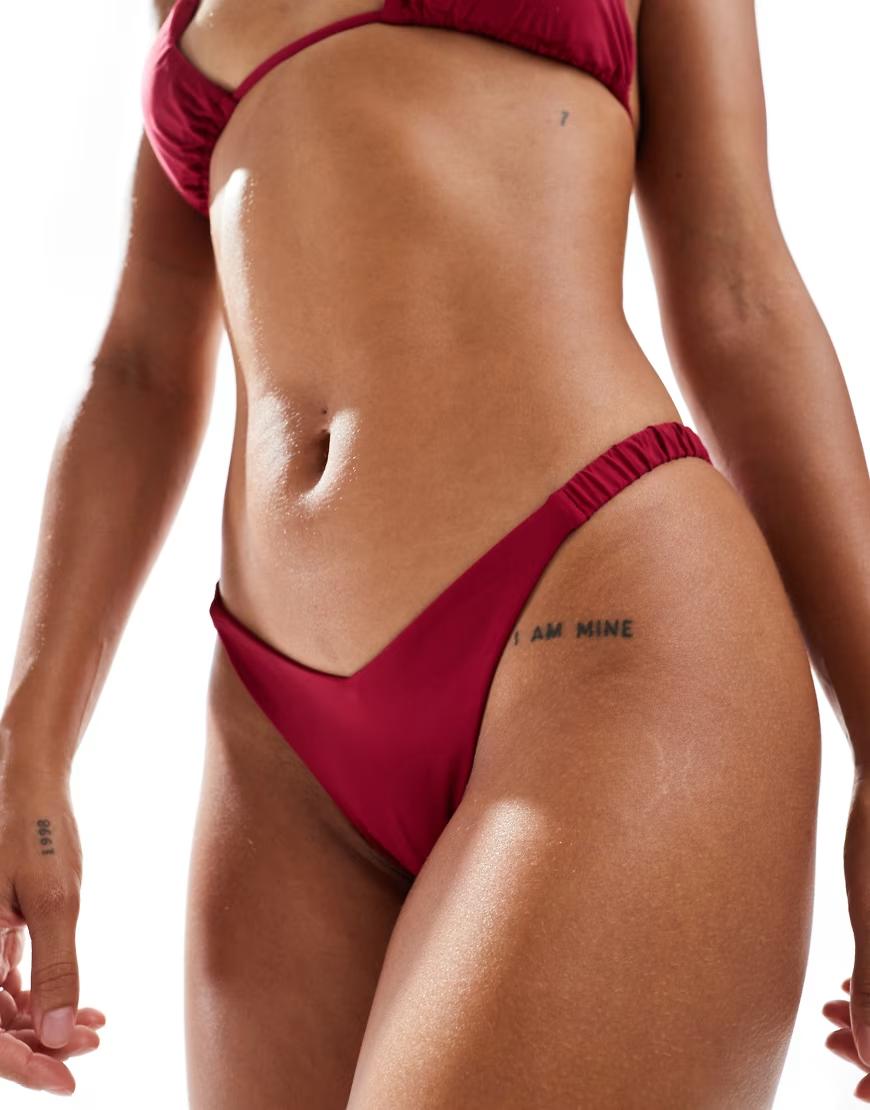 CZERWONY DÓŁ OD BIKINI 