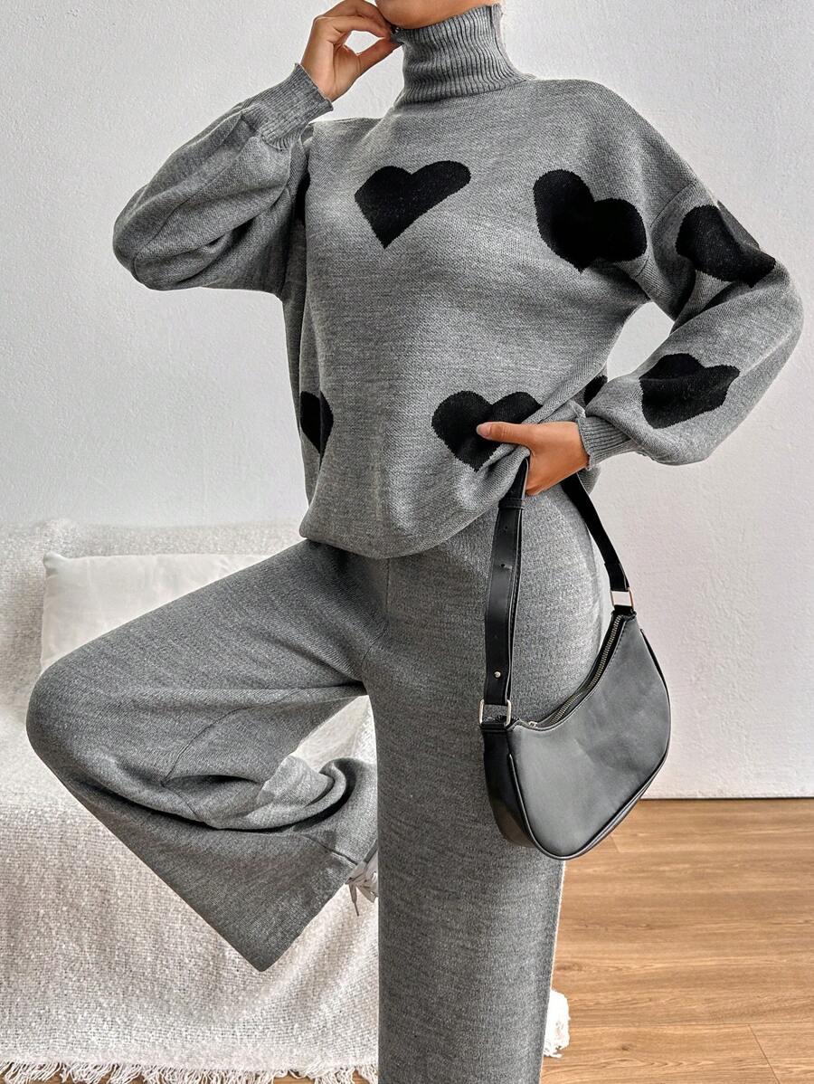 sweter spodnie komplet