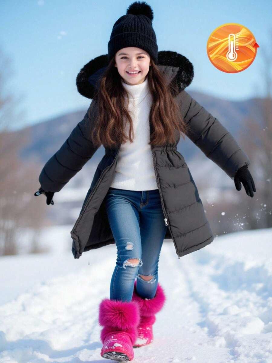 CZARNA PIKOWANA KURTKA