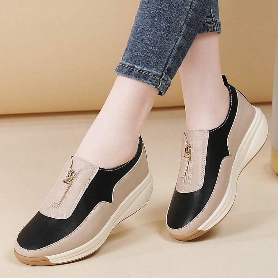 buty sportowe zamek kontrast