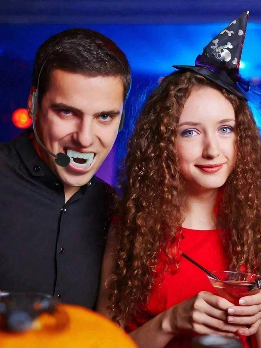 czarne słuchawki kostium 