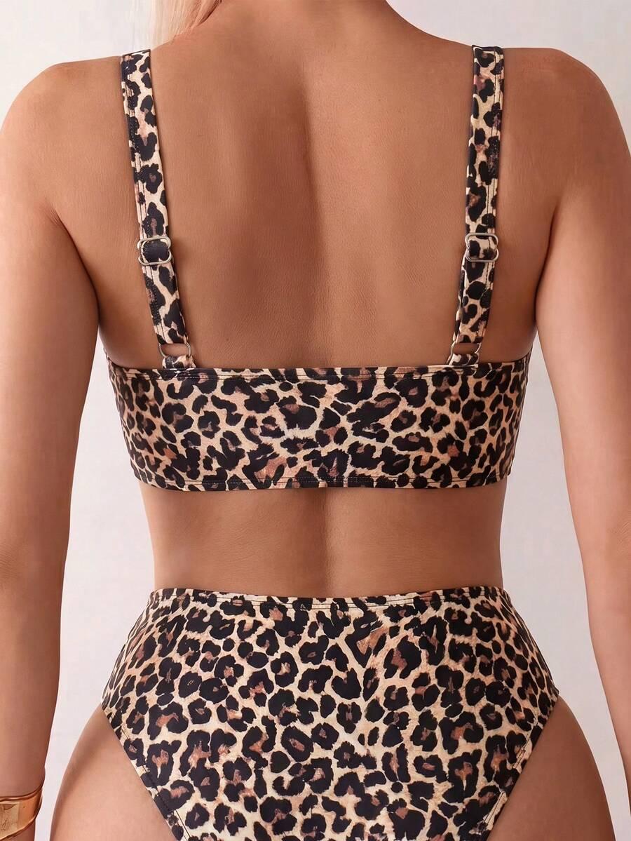 dwuczęściowy STRÓJ KĄPIELOWY ANIMAL PRINT