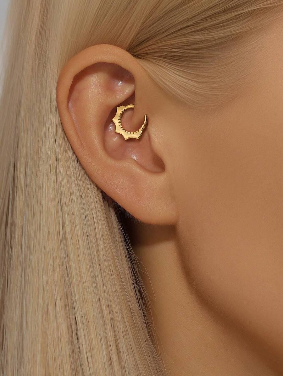 zŁOTY KOLCZYK PIERCING