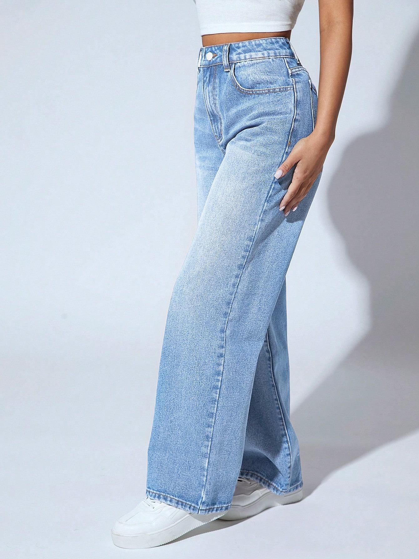 spodnie proste nogawki jeans