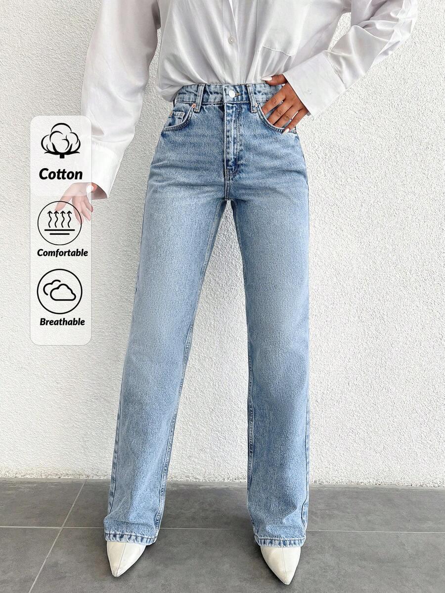 NIEBIESKIE SPODNIE JEANS 