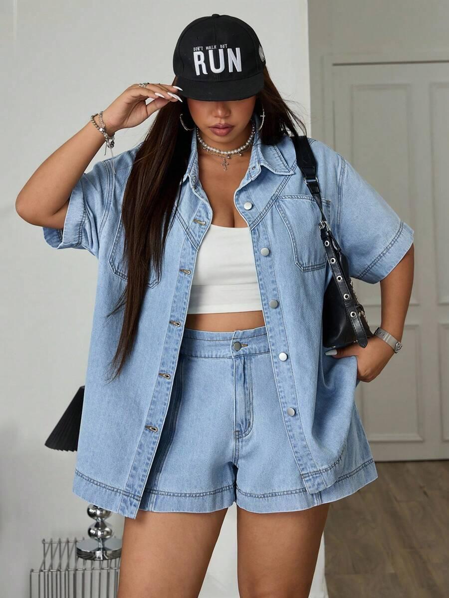 NIEBIESKIE SPODENKI JEANS
