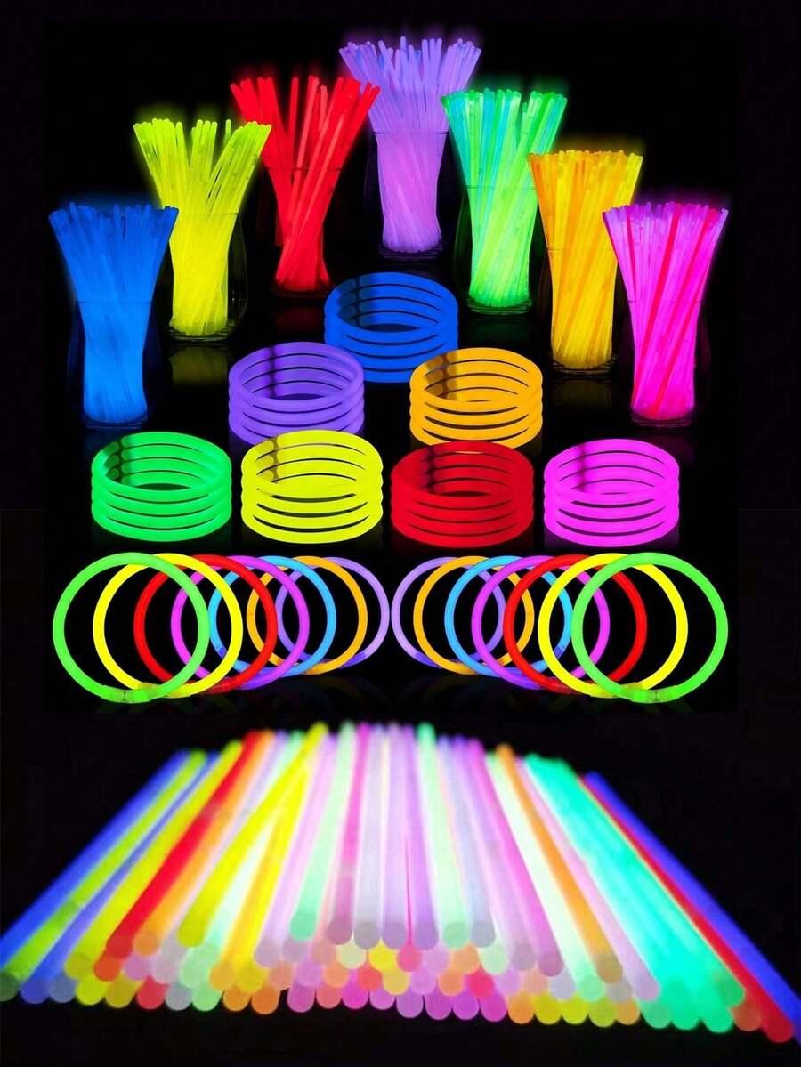 bransoletki pałeczki fluorescencyjne 10-pack