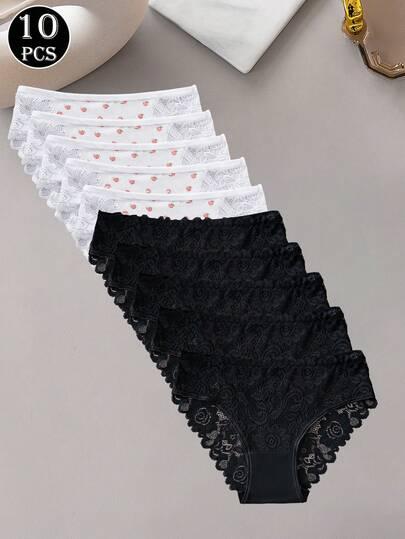 majtki koronka 10-pack