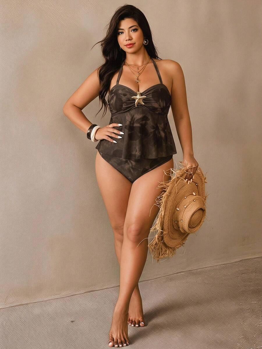DWUCZĘŚCIOWY STRÓJ KĄPIELOWY TANKINI