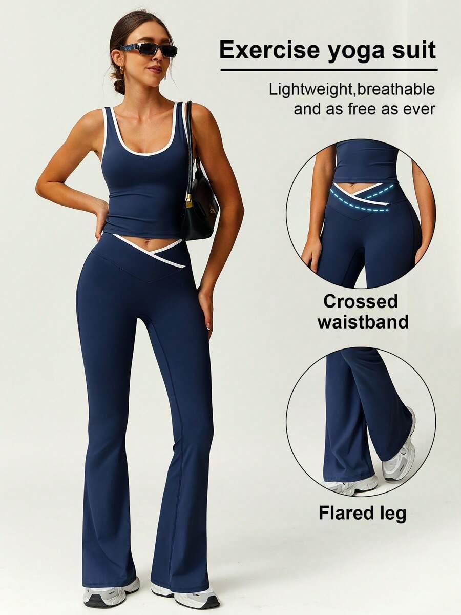 komplet top legginsy