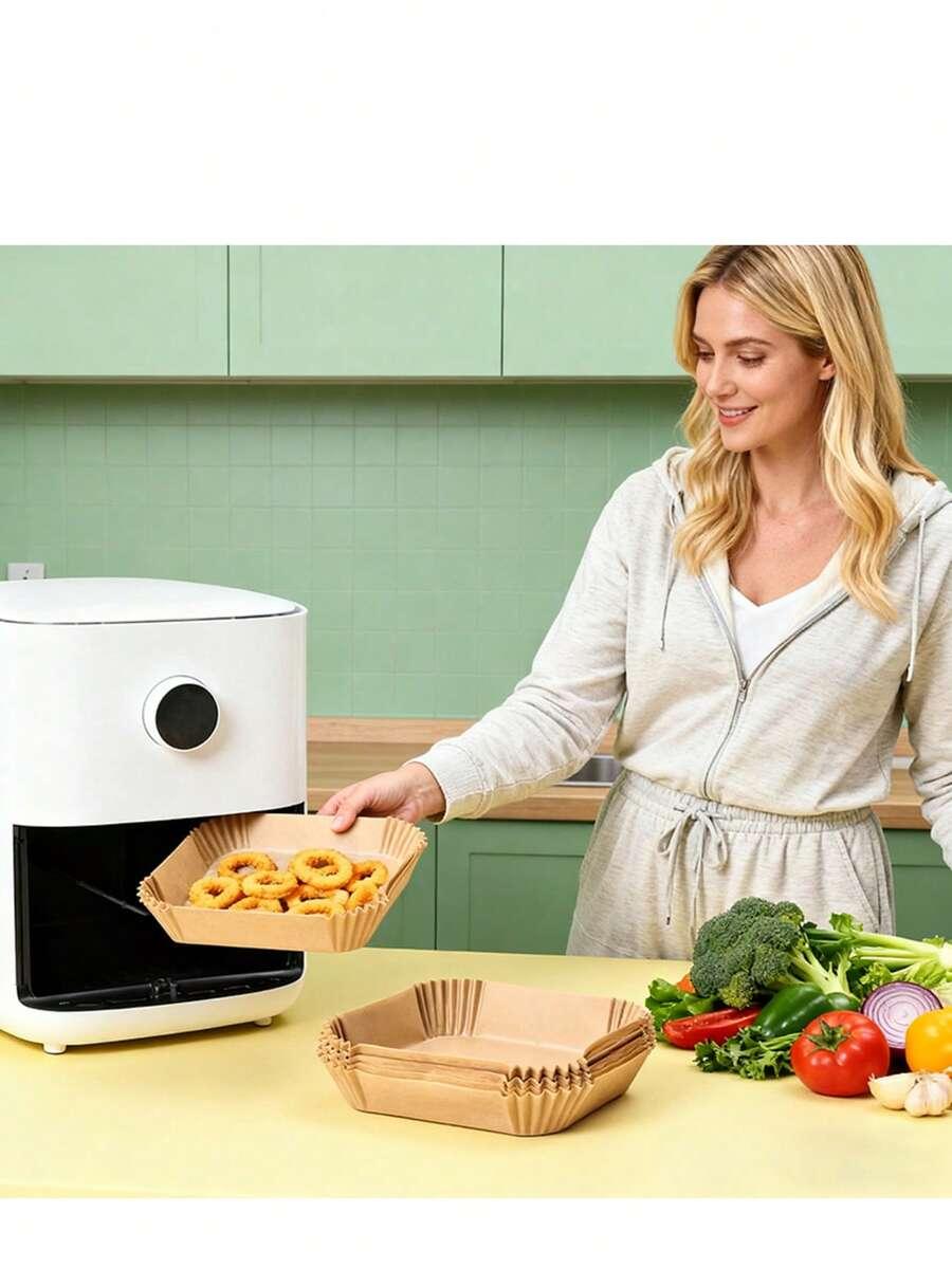 papierowe wkłady do frytkownicy beztłuszczowej 50 pack